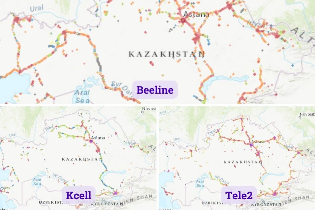 Kazakhstan Mobile Internet Coverage